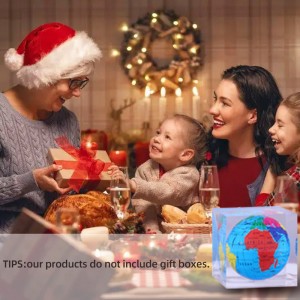 Vlastní domácí dekorace Square Polygonal Cylindrical Clear Plexiglass Crystal Acryl Mini Desk Globe Globe těžba ozdoby