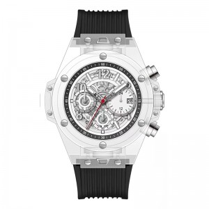 Daniel Gormanrm2209 Automatické akrylové průhledné design Men \\\\\'s Quartz Watch Waterproof Men \\\\\'s Watch Business Watch Men\'\'s Watch