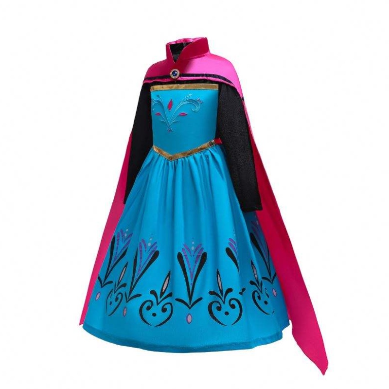 Baige Christmas Halloween Party Šaty pro děti Princezna Anna Elsa Cosplay Cosplay Baby role Play Costume