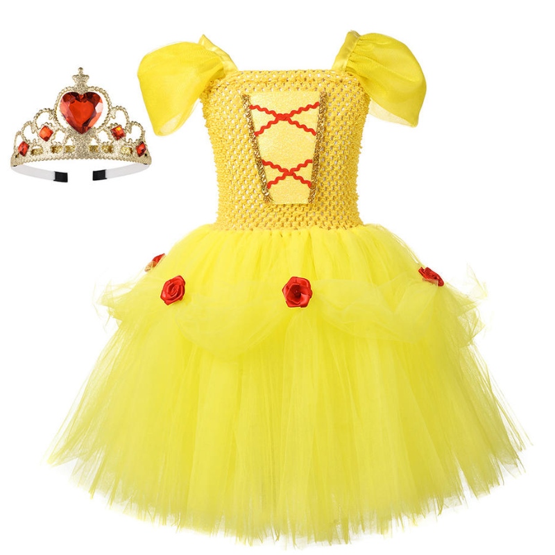 Apparel Princess obléká kostým s vrstvením ramen pro malou holčičku