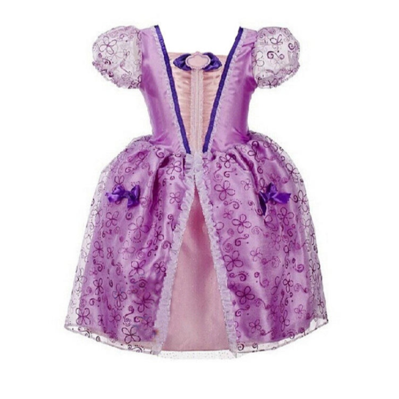 Děti sněhové bílé šaty belle sofia Summer Fancy Princess Costume Children Halloweennarozeninové párty šaty