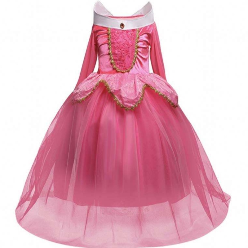 Halloweenský kostým Děti spací krása Princezna Princess Party Girls Costume Dress 2-10 Years Aurora Princess šaty HCSP-002