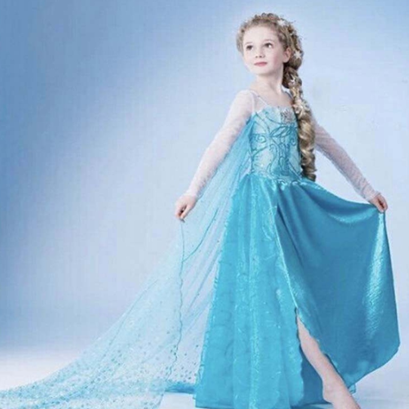 Children's Christmas Birthday Party Princess Cosplay Elsa 2 dívky DGHC-002