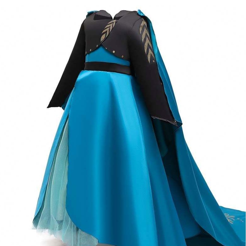 Kostém Queen Coronation New Elsa 2 Girl Dress Elsa Up pro děti HCGD-035
