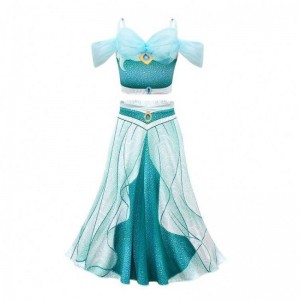 Novedadess 2022 Halloween cosplay Arabská princezna Aladdin a Jasmine Costume s šperky s čelním pásem HCAL-005