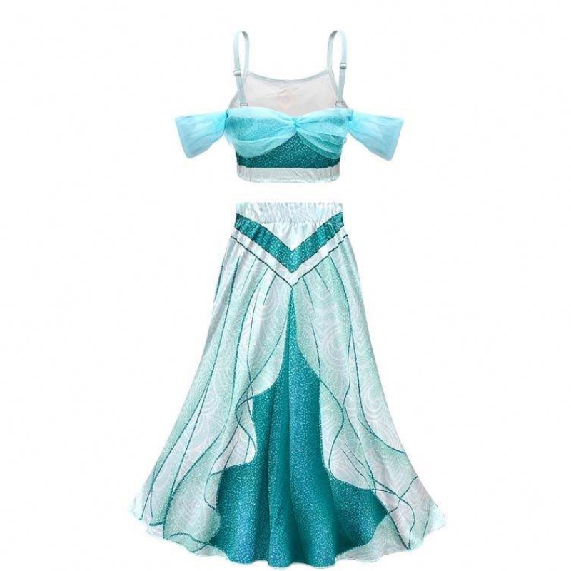 Novedadess 2022 Halloween cosplay Arabská princezna Aladdin a Jasmine Costume s šperky s čelním pásem HCAL-005
