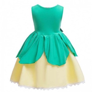 Děti Halloween kostým Tiana Costume Princess a žabí kostým pro dívky HCTB-007