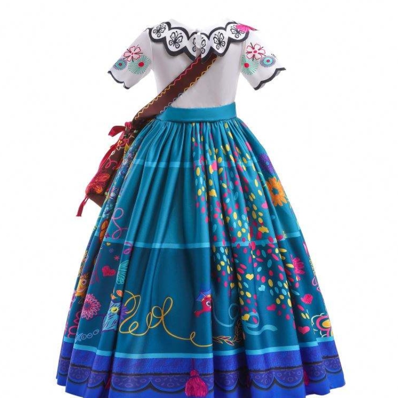 Baige Encanto Mirabel Cosplay Costume TV&movie Kids Fancy Carnival Velikonoční princezna MFMW002