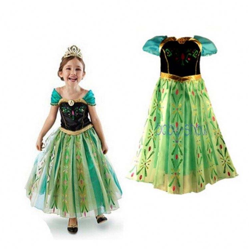 Fancy Baby Frocks Elsa Costume Christmas Halloween Party šaty pro děti