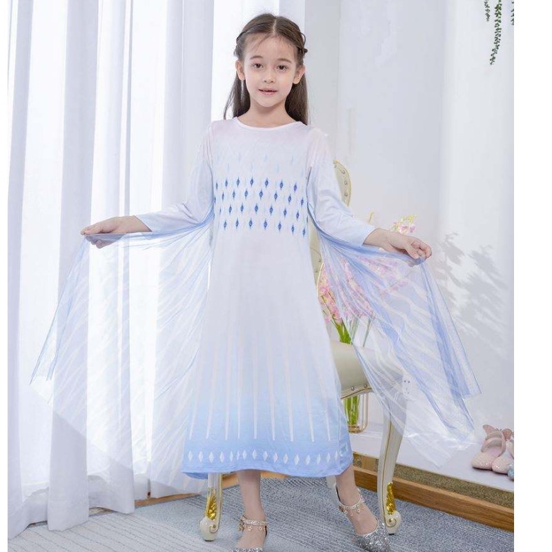 Fancy Baby Frocks Elsa Costume Christmas Halloween Party šaty pro děti