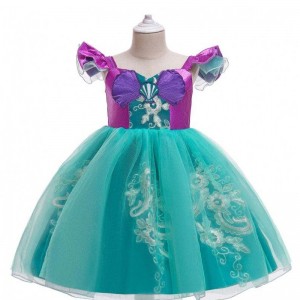 Děti vánoční princezna party šaty cosplay mořská panna kostým pro děti