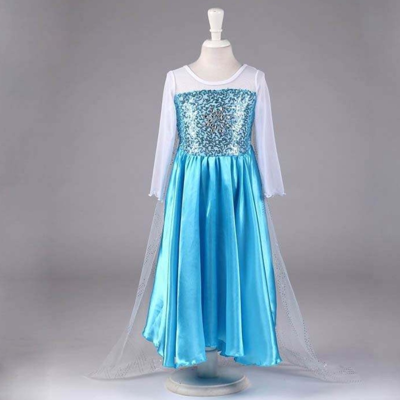 Baige New Snow Frock Girls Dresses Accessories Cosplay kostým elsa šaty princezna party šaty