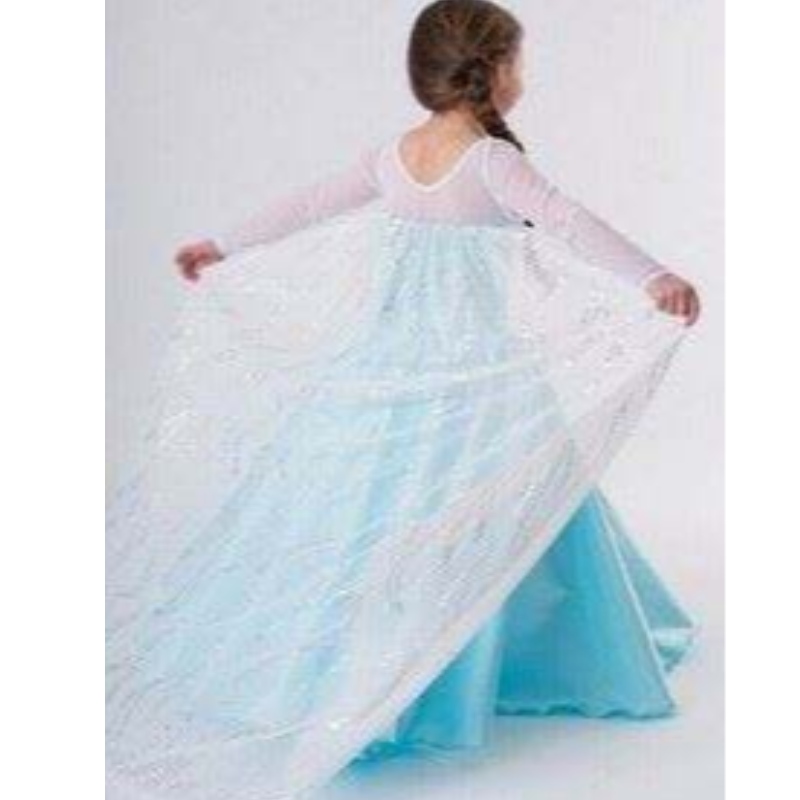 Baige New Snow Frock Girls Dresses Accessories Cosplay kostým elsa šaty princezna party šaty