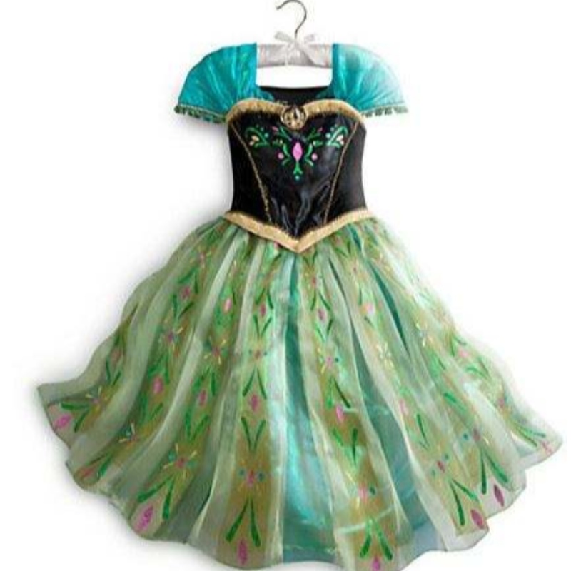 Velkoobchod s holčičkou Elsa Wear Cosplay Clothing Disny Princess šaty bxlsxb