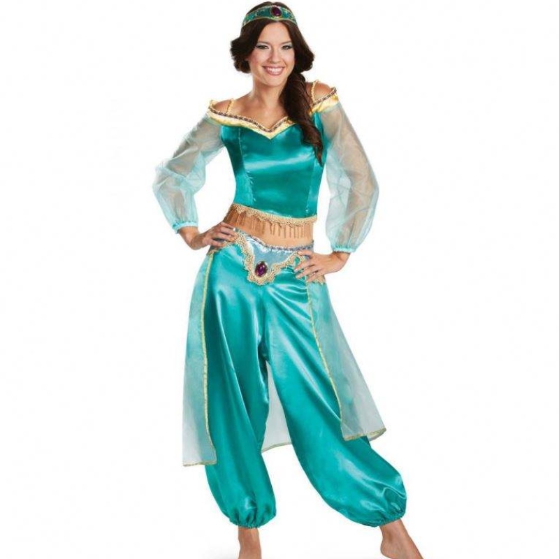 Jasmine Princess Dress Adult Cosplay Halloween Cosplay Cosplay Stage Wear