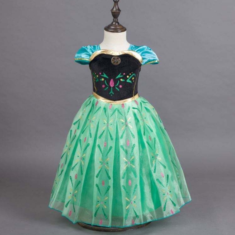Performance Costume Princess Anna Dress Kids \\ S oblečení Princezna Anna šaty