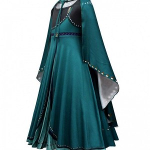 Anna Elsa Princess šaty pro dívku Narozeninový večírek Tulle Prom Gown Kids Helloween/christmas cosplay cosplay queen korunovace kostýmu