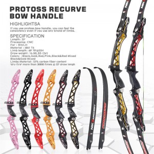 Elongarrow 68inch/70inch ET-11 ILF Recurve Bow lukostřelba lukostřelby pro konkurenci