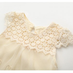 Dívky oblečení léto 2022 dívky bavlněné krajkové šaty pro děti děti oblečení bílé krajkové princezna korejské roztomilé šaty