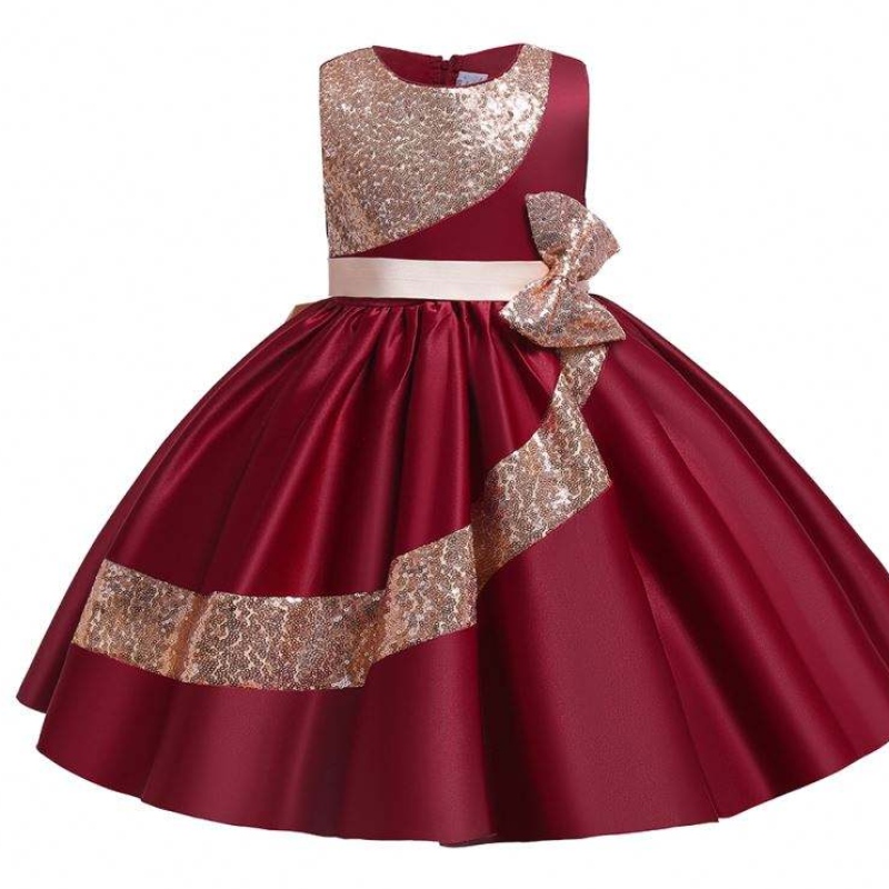 Baige 10 let Amazon Squised Children's Girl Party Dress Girls Wedding Party Ball Gown L5283