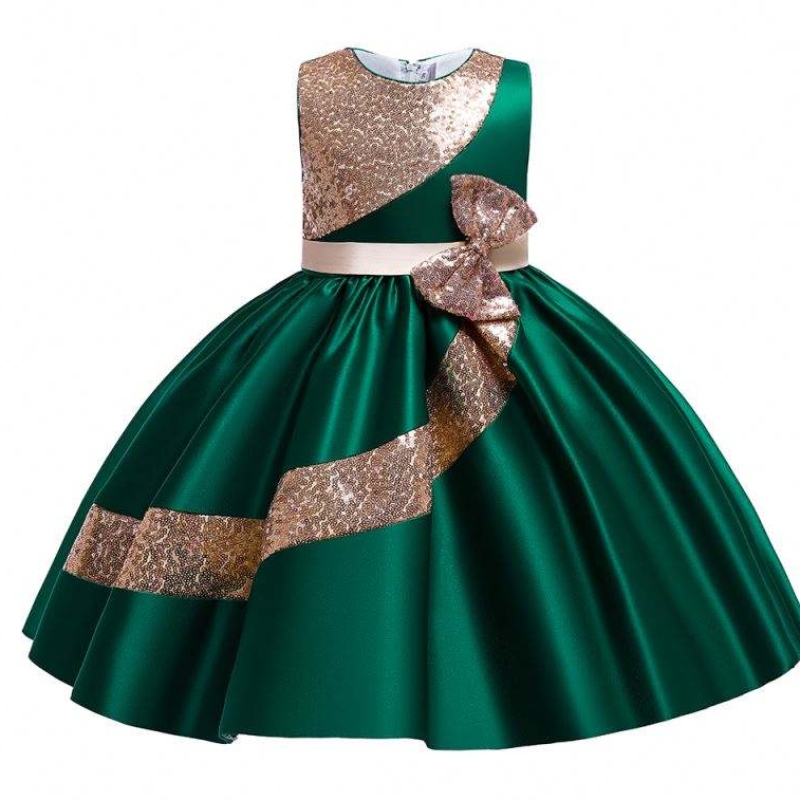 Baige 10 let Amazon Squised Children's Girl Party Dress Girls Wedding Party Ball Gown L5283