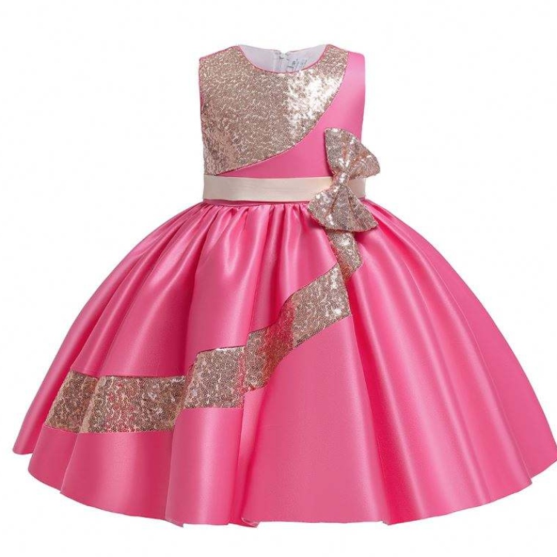 Baige 10 let Amazon Squised Children's Girl Party Dress Girls Wedding Party Ball Gown L5283