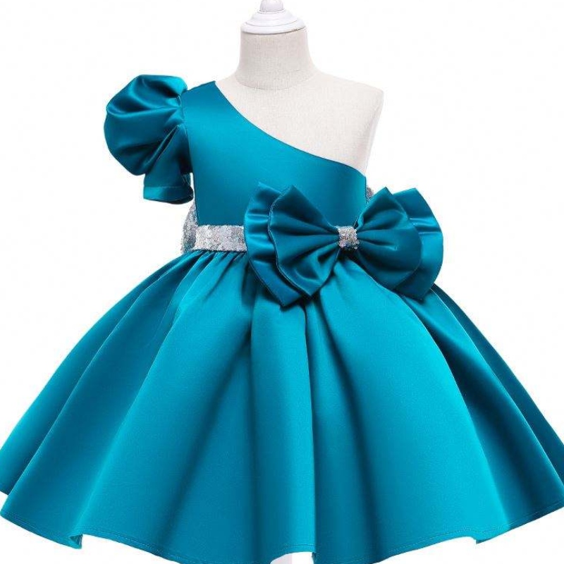 Baige Flower Freatin Girls Letní šaty STRANY PARTRAMY BRIDANGE GIRL Šaty obchodování Kids Clothes L0821