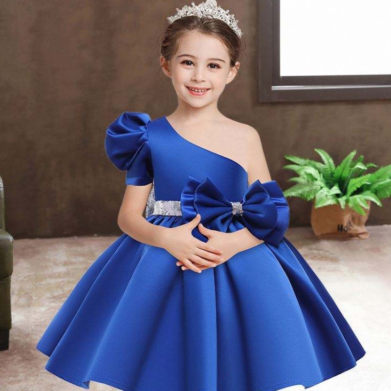Baige Flower Freatin Girls Letní šaty STRANY PARTRAMY BRIDANGE GIRL Šaty obchodování Kids Clothes L0821