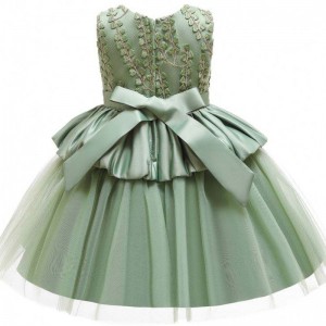 2020 Móda Kids Girls Dresses Summer Party Narozeniny Svatební dítě párty šaty 3-10 let Skids Party Dress for Girls L5177