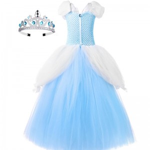 Dívky princezna šaty fantastický kostým role Play Ball Gown Halloween party oblékat se