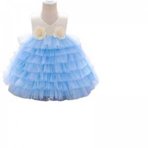 Baigenejnovější děti křtanarozeniny dívka šaty 0-6 let baby holčičky tutu šaty