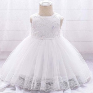 Baige Summer Baby Girl \\\\\'s Cute Bow Dress Children Party Módní šaty Kids Princess šaty