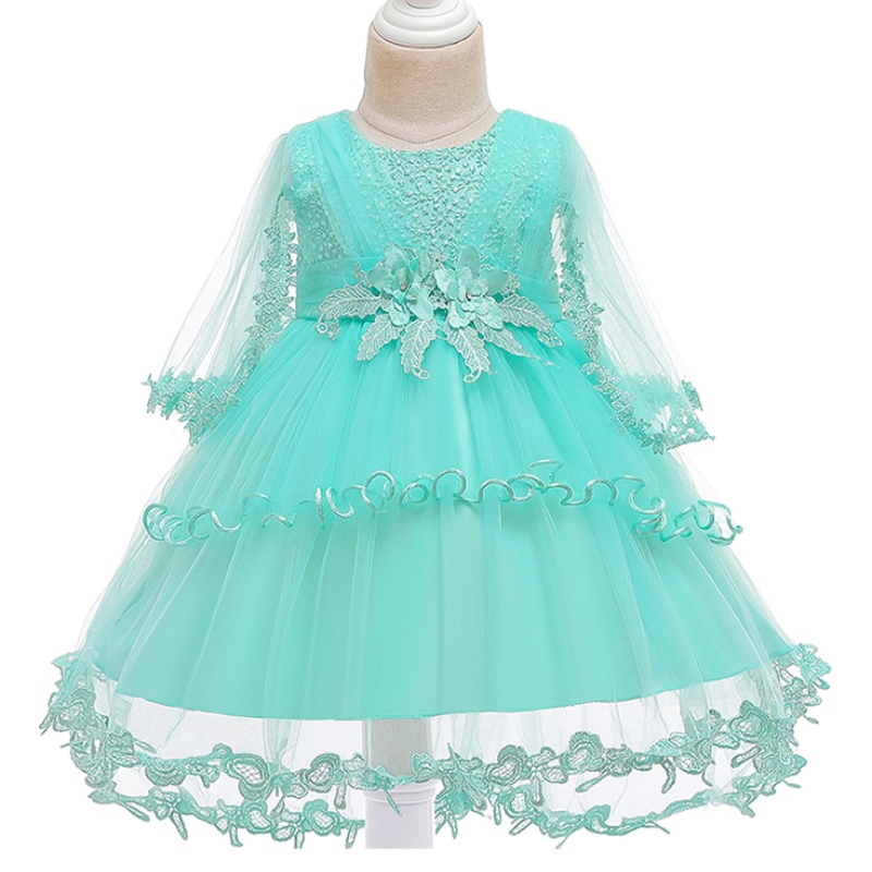 Ansoo princezna květinová dívka šaty letní tutu svatebnínarozeninové oslavy dětské šaty pro dívky děti kostým teenager prom design