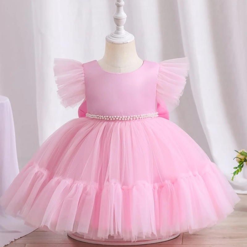 Dívky Princess Party Šaty pro děti Elegantní družička promo děti