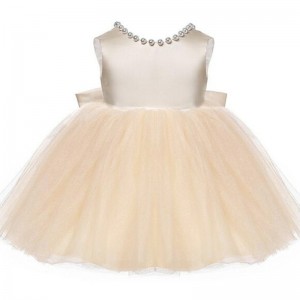 Nejnovější děti tulle party princezna oblékají léto jeden rok dětské šatynanarozeninovou oslavu