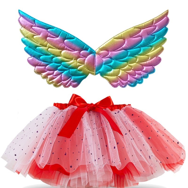 Dívky Multicolor Tutu Skirts Balletnarozeninové oslavy tutu Dress Girls \\ 'Dance Sukně pro kostým princezny s křídly