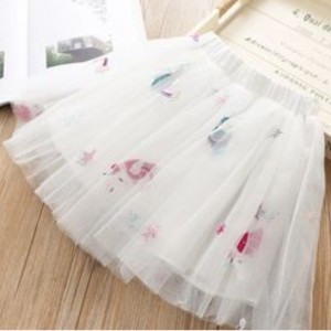 Dětské Dívky Jednorožce Šaty Letní Tričko+Tutu Princess Šaty Dětské Krátký rukáv Oblečení Set Dětské 2ks Party Kostým