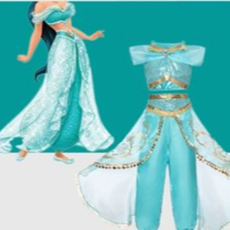 Kostým princezny Halloween Děti dívčí šaty Cosplay Cosplay Costupes pro dívky role kostým 4 až 10 let