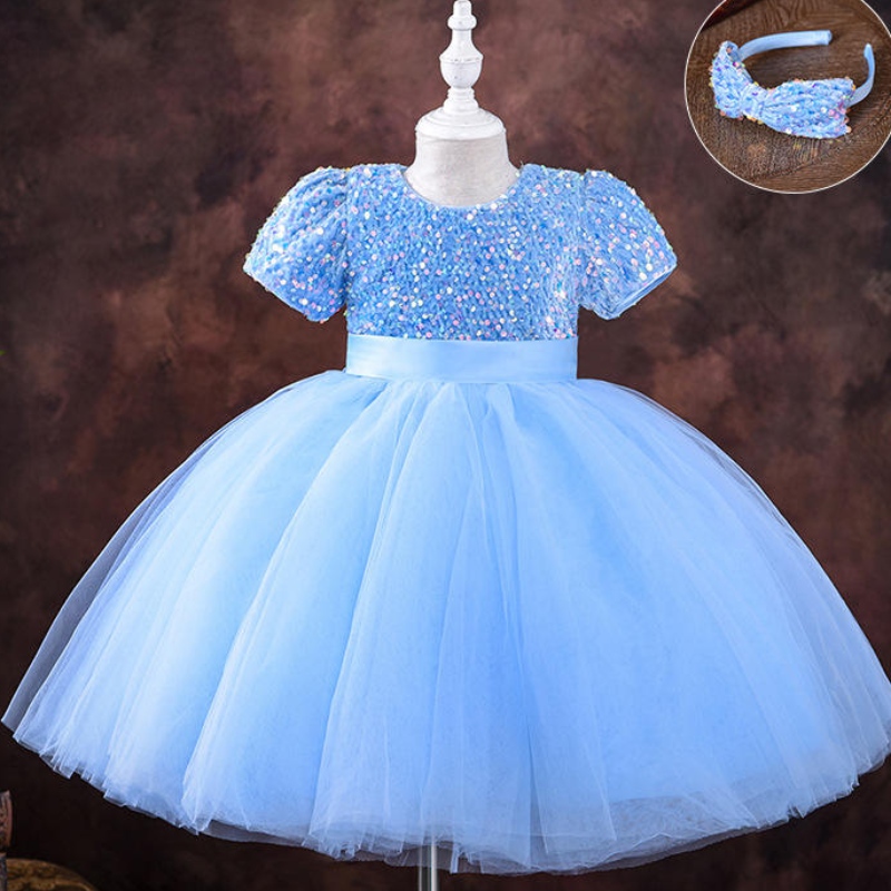 5-9 let dívky Princezna Šaty Tre-Tace Tulle Wedding Party Tutu Fluffy šaty pro děti