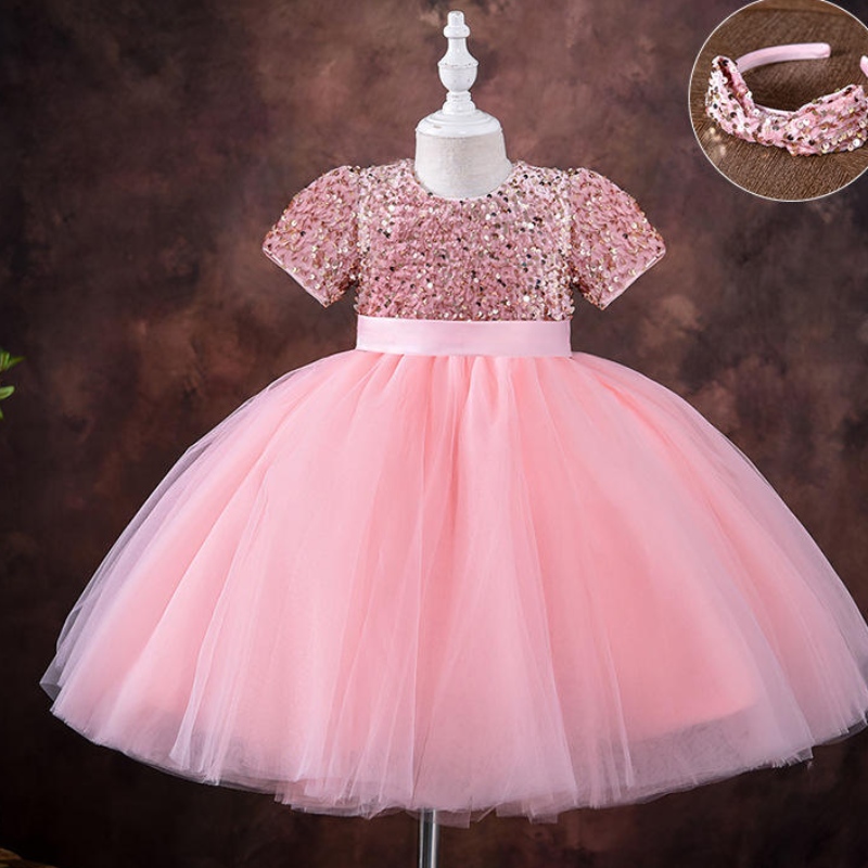 5-9 let dívky Princezna Šaty Tre-Tace Tulle Wedding Party Tutu Fluffy šaty pro děti