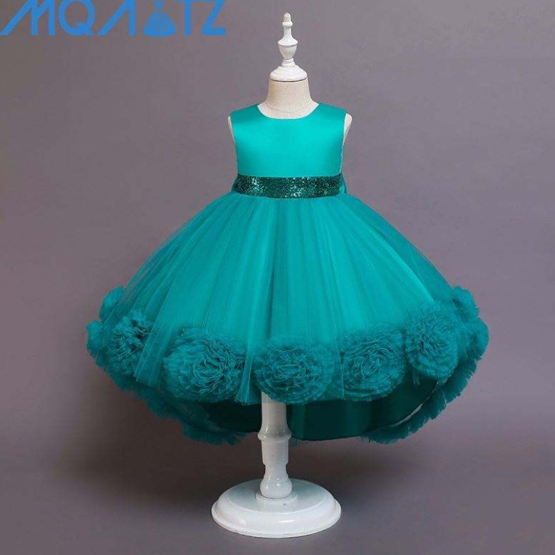 Baige Hot Sale Girl Princess Party Šaty Frock Kids Party Dlouhé šaty Flower Girl šaty