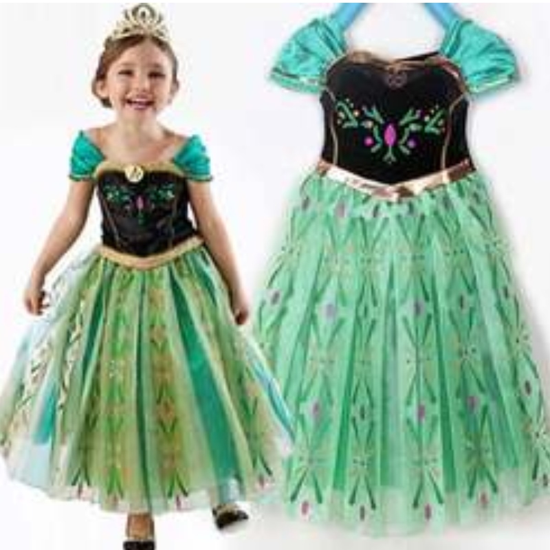 Baige TV&movie Elsa Anna Girl Party Performance Dresses Halloween cosplay šaty kostýmy