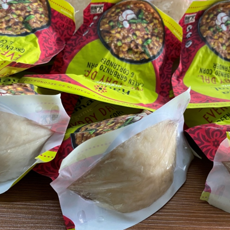 Testovánína retort tašky pomocí balení RJ