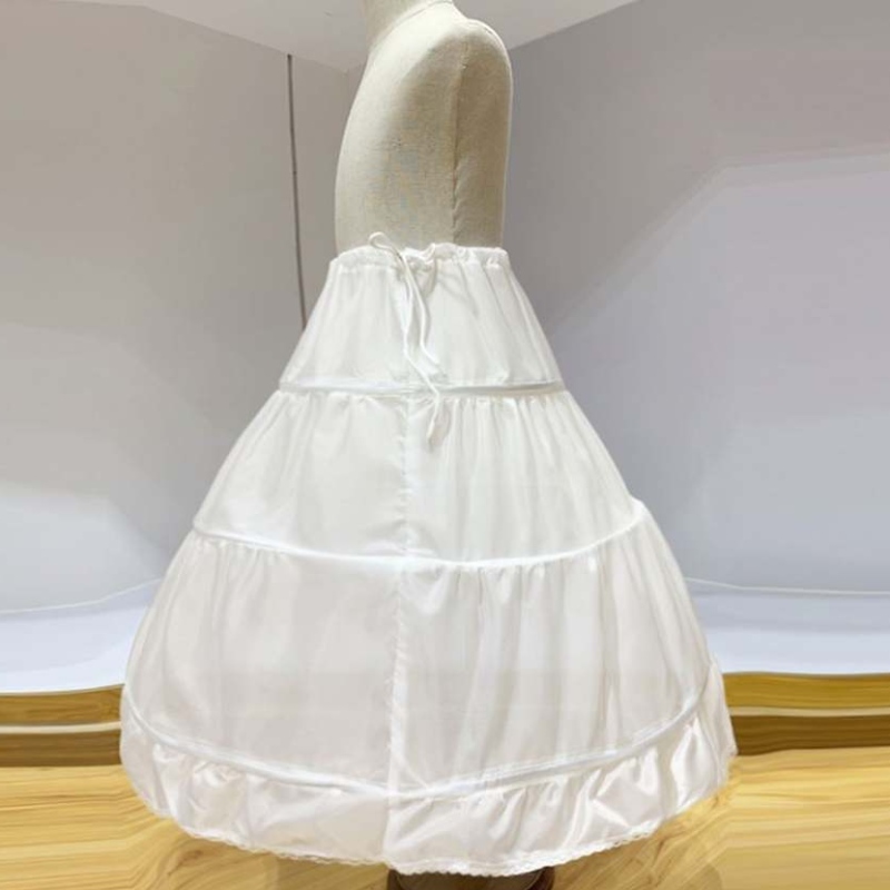 Baige módní crinoline petticoat sukně pro dívky míčové šaty underskirt pro svatební šaty