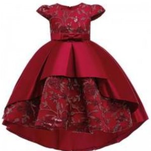 Baige Vysoce kvalitní letní frock Kids Party Wear Flower Girl Western Party Formální vlečnénarozeninové šaty T5170
