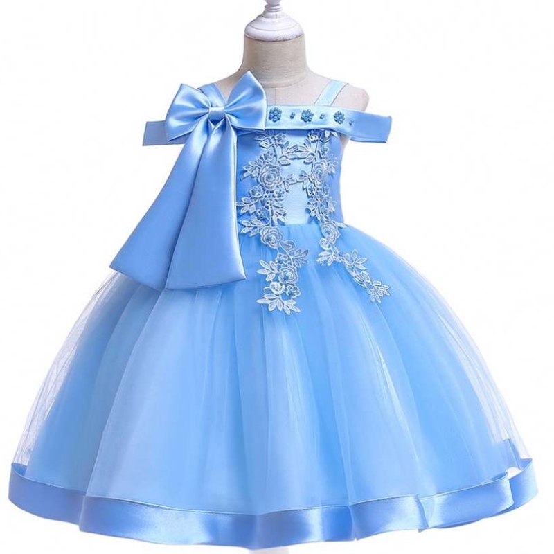 Baige Kids Gloils Velkoobchodní malá holčička Frocks Kids Kids Wedding Party Bride Šaty L5081