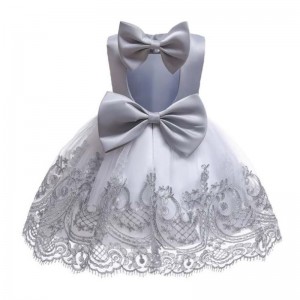 2021 Baige Kids Garment Christmas Frock Novorozené holčičkynarozeninové párty šaty B-8086