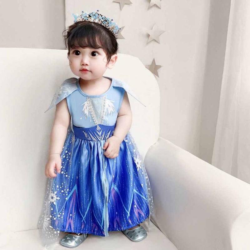 Baige New Design Princess Elsa Anna role Play šaty malé dívky cosplay kostýmy vánoční večíreknarozeniny šaty bx1730