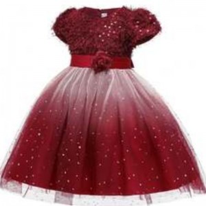 Baige Kids New Style Formální volánky Krajka svatební párty Večerní princezna Flower Baby Girl šaty l5161