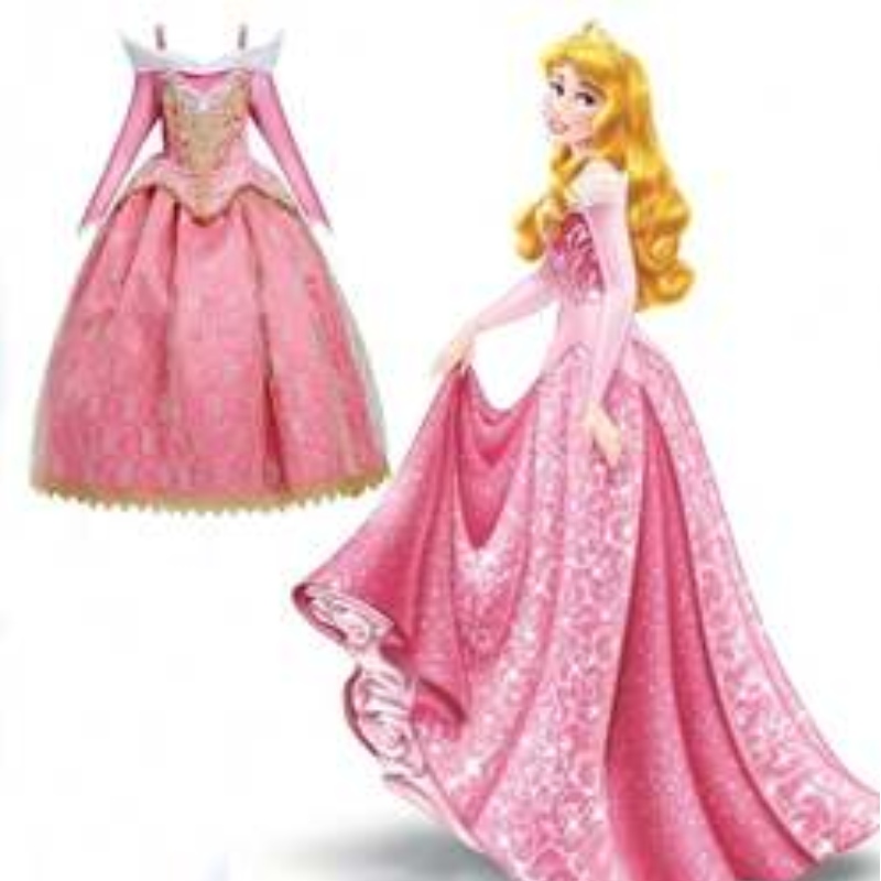 2021 Podzim a zimanová dívka Šaty Sleeping Beauty Princess Aello Lace Dress Al001